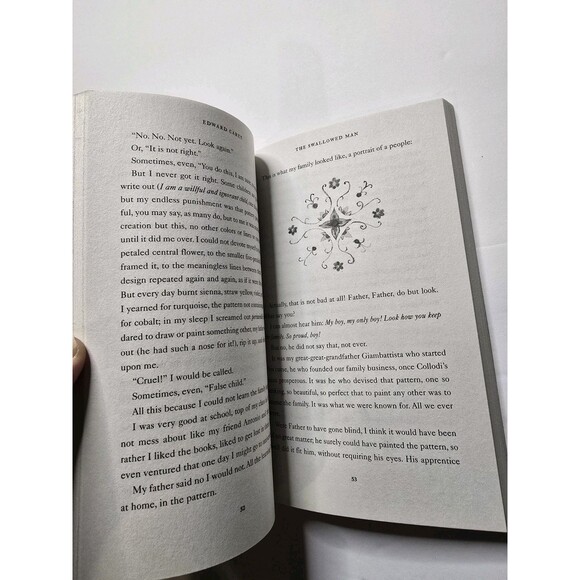 The Swallowed Man A Novel By Edward Carey - Paperback Book - Brand New - Picture 8 of 9